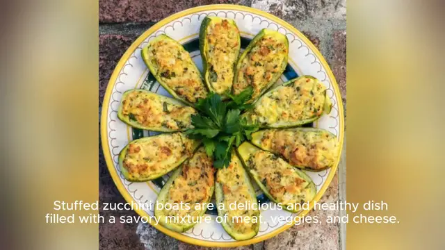 Video thumbnail for stuffed zucchini recipe