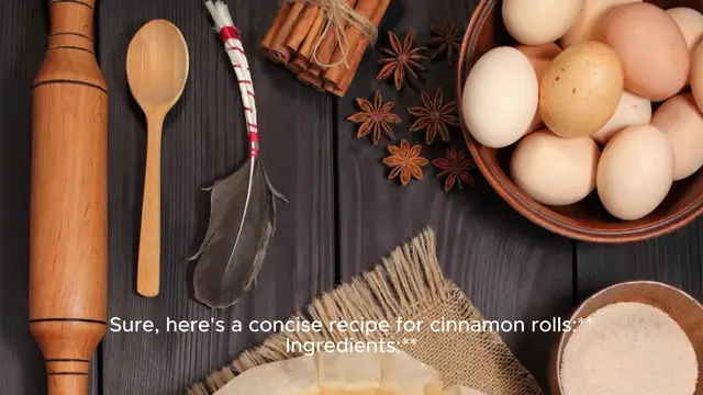 Video thumbnail for Cinnamon roll recipe