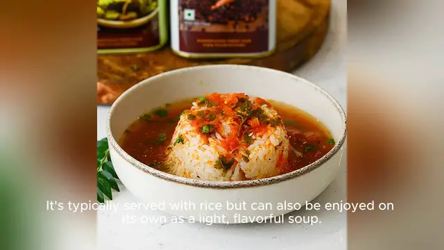 Video thumbnail for rasam recipe