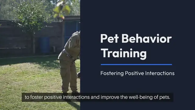 Video thumbnail for Pet Behavior Training