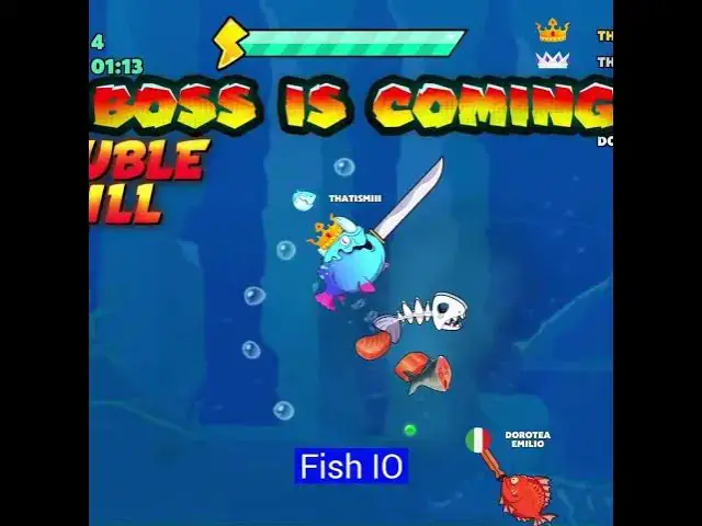 Video thumbnail for Fish IO #browsergame #growgames #mousegames #killinggames #mobilegames #top-downgames