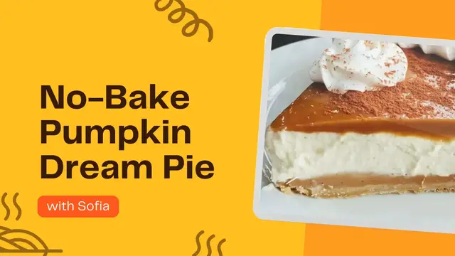 Video thumbnail for No-Bake Pumpkin Dream Pie