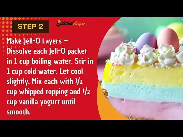 Video thumbnail for Easter Jell-O Pie | Best Easy No-Bake Easter Dessert