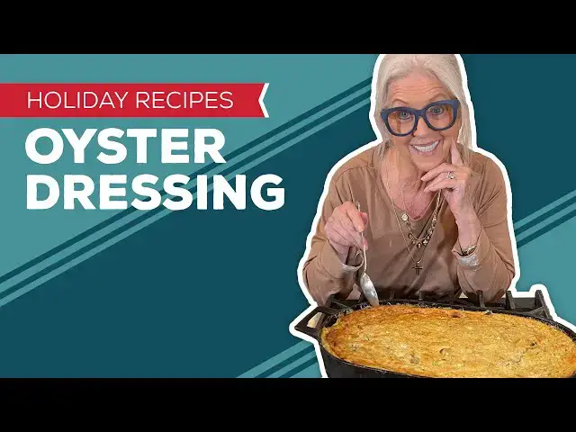 Video thumbnail for Holiday Cooking & Baking Recipes: Oyster Dressing Recipe | Thanksgiving Recipes Side Dishes