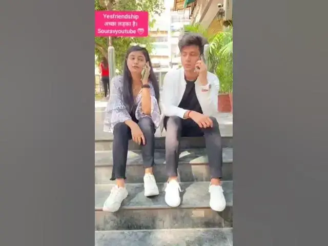 Video thumbnail for 👨🏻‍💼😎😊famous 🇮🇳👩🏻‍💼☺️ friendship Yes अच्छा लड़का है। 💗