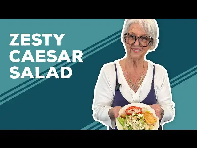 Video thumbnail for Love & Best Dishes: Zesty Caesar Salad Recipe | Homemade Caesar Salad Dressing