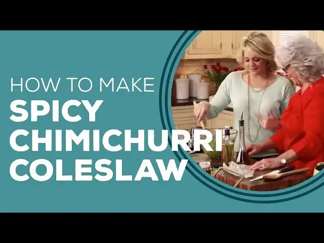 Video thumbnail for Blast From The Past: Cheeseburgers With Spicy Chimichurri Coleslaw Recipe