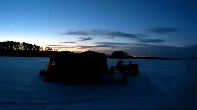 Video thumbnail for Hot Tent Winter Camping for Yellow Perch and Pike