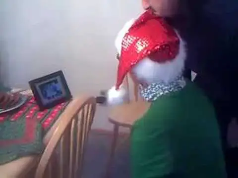 Video thumbnail for Mom on Christmas 2006