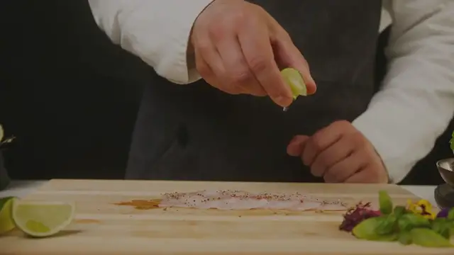 Video thumbnail for Peruvian Ceviche with Lime and Cilantro Recipe