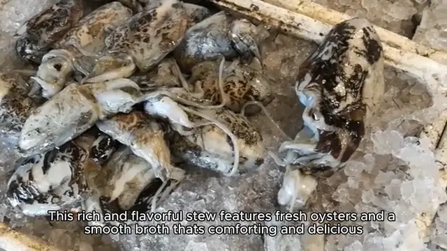 Video thumbnail for oyster stew recipe