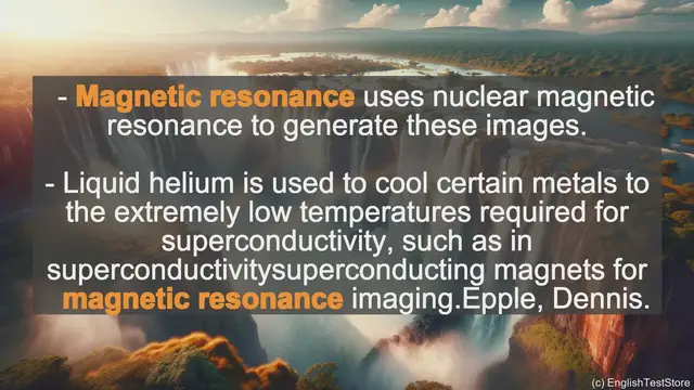 Video thumbnail for Magnetic Resonance In Sentences - Examples Of Magnetic Resonance In Sentences