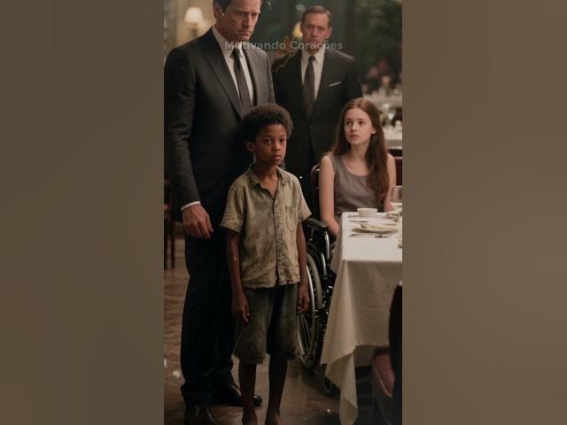 Video thumbnail for menino de rua faz filha cadeirante do Milionário andar..🙏🥹 #reflexão #historias #shorts