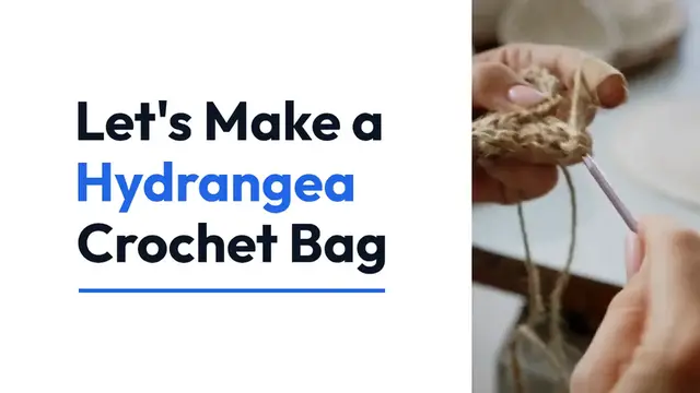 Video thumbnail for Hydrangea Crochet Bag Tutorial: Step-by-Step Guide to Creating a Beautiful Floral Purse