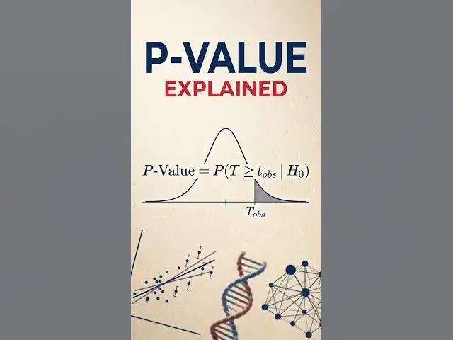 Video thumbnail for p-value interpretation #biostatistics #shorts