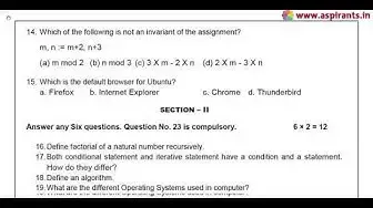 Video thumbnail for 11th Computer Science Quarterly Model Question Paper 2018-19 | Chennai District | English Medium