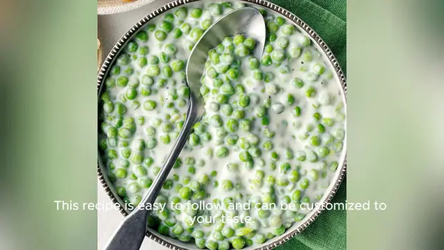 Video thumbnail for creamed peas recipe