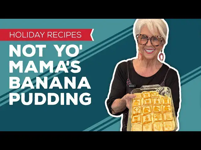 Video thumbnail for Holiday Cooking & Baking Recipes: Not Yo' Mama's Banana Pudding Recipe | Thanksgiving Desserts