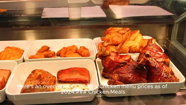 Video thumbnail for church's chicken menu Price