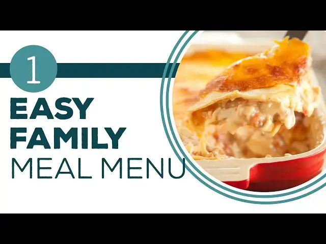 Video thumbnail for Full Episode Fridays: Family Dinner - 1 Easy Family Meal Menu