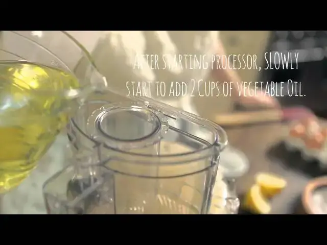 Video thumbnail for Homemade Mayonnaise