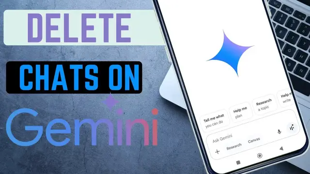 Video thumbnail for How To Delete Chats On Google Gemini App