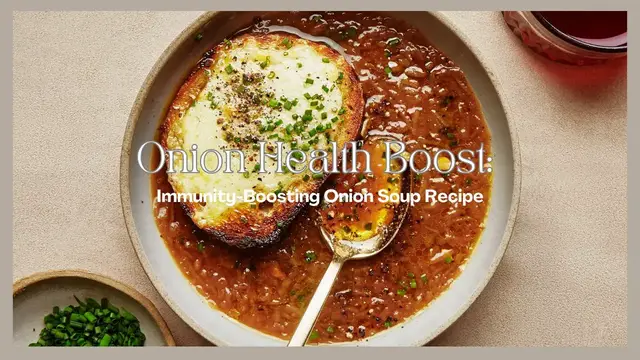 Video thumbnail for Onion Health Boost: Immunity-Boosting Onion Soup Recipe #healthyfood