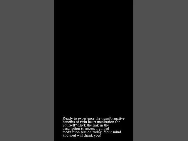 Video thumbnail for GUIDED MEDITATION for Twin Hearts: Boost Self-Love & Inner Peace