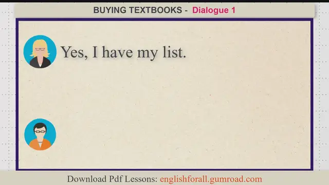 'Video thumbnail for BUYING TEXTBOOKS'