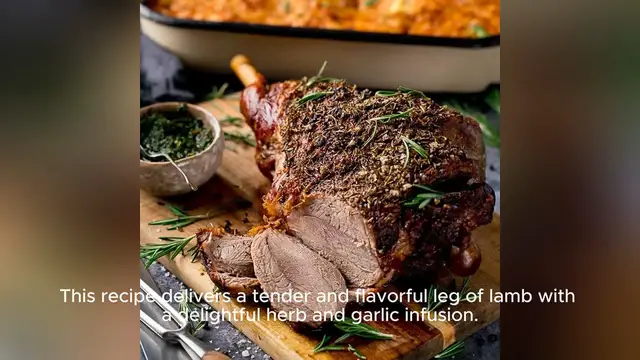 Video thumbnail for lamb leg recipe