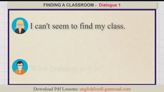 'Video thumbnail for FINDING A CLASSROOM'