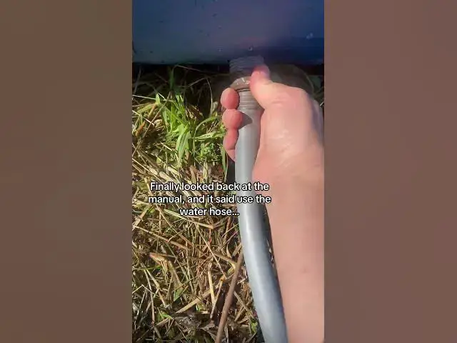 Video thumbnail for Got the pool setup on unlevel ground, so we drained it so it could be moved #Summer #Water #Group7