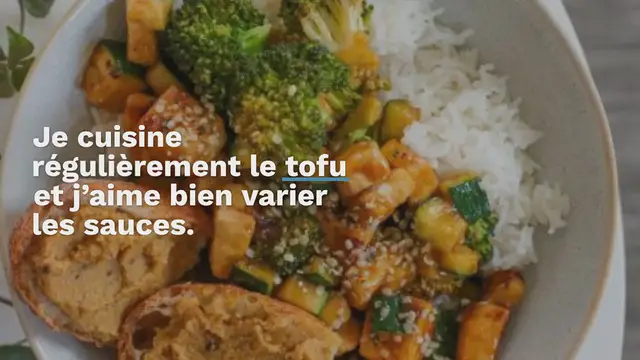 'Video thumbnail for Tofu aigre-doux et légumes verts'