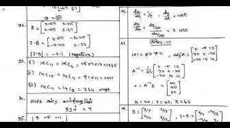 Video thumbnail for 11th Business Maths Quarterly Exam Answer Keys 2018-19 | Kanchipuram District | Tamil Medium