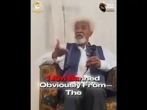 Video thumbnail for I’ve been banned from US — Soyinka