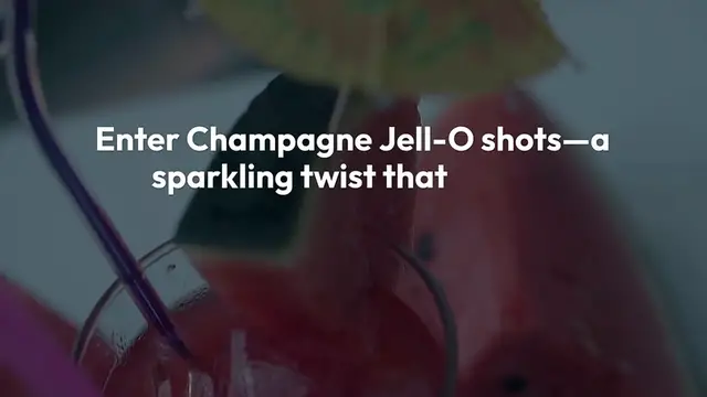 Video thumbnail for Champagne Jell-O Shots – A Sparkling Twist on a Classic Party Favorite