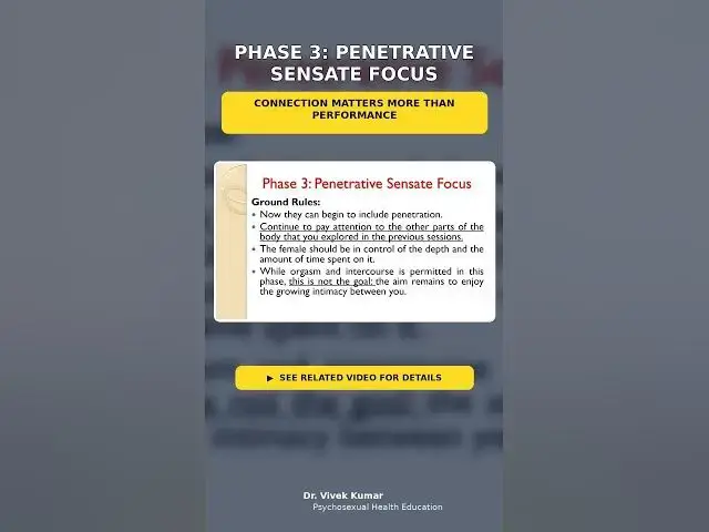 Video thumbnail for 07 Phase 3 penetrative sensate focus. #sexualdissatisfaction #sensate #sensatefocus #couplestherapy