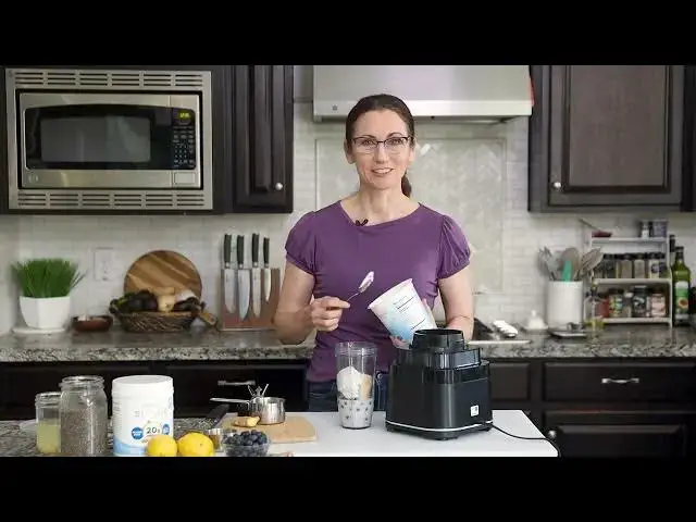 Video thumbnail for Blueberry Protein Smoothie for Detox with Lemon, Banana & Ginger Recipe 720p 24fps