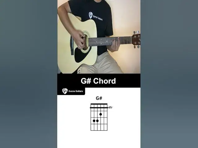 Video thumbnail for How To Play The G# Chord On Guitar - Guvna Guitars