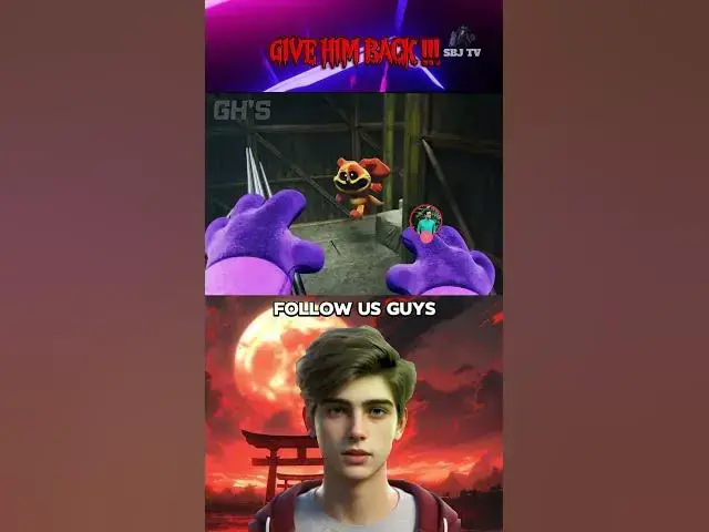 'Video thumbnail for GIVE HIM BACK REACTION GH'S | Poppy Playtime chapter 3 #reaction #poppyplaytimechapter3 #catnap'