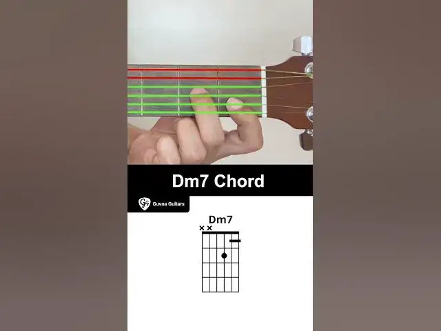 Video thumbnail for How To Play The Dm7 Chord On Guitar - Guvna Guitars