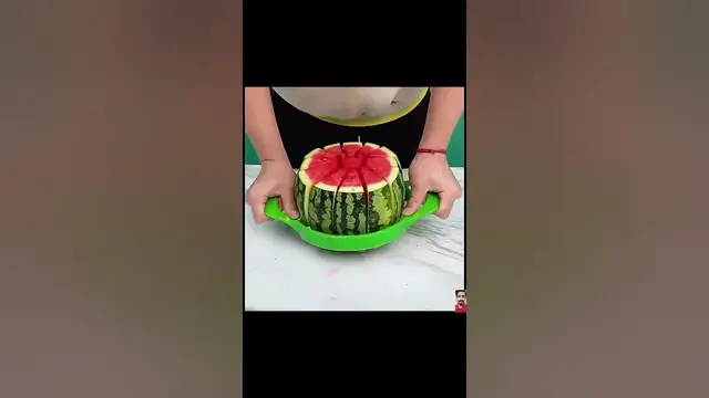 Video thumbnail for 🌟 Product Link is in Description | Effortless Melon Cutting Utensils | #viral