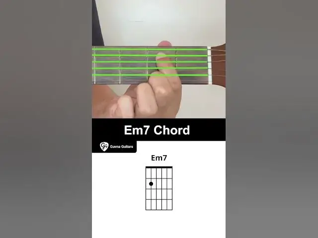 Video thumbnail for How To Play The Em7 Chord On Guitar - Guvna Guitars
