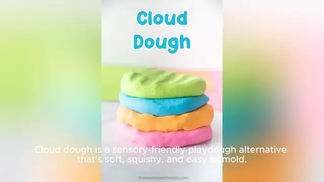 Video thumbnail for cloud dough recipe