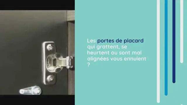 Video thumbnail for Comment régler une porte de placard : Tout ce que vous devez savoir