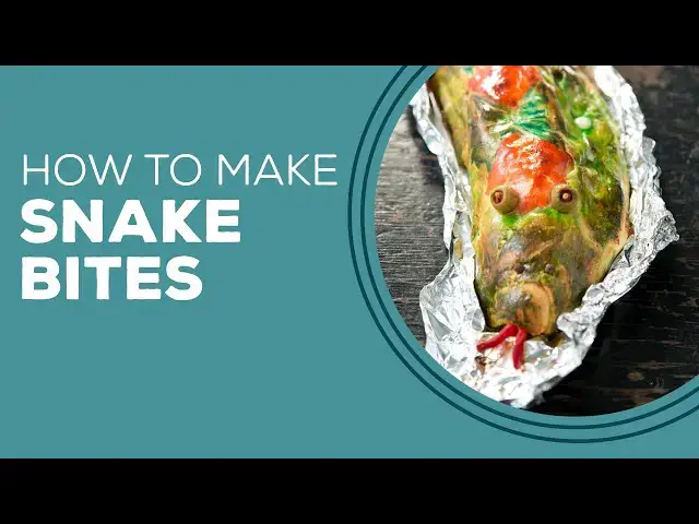 Video thumbnail for Blast from the Past: Snake Bites Recipe | Halloween Sandwich Ideas