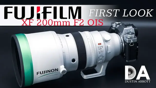 Video thumbnail for Fujinon XF 200mm F2 OIS: Hands-On First Look | 4K