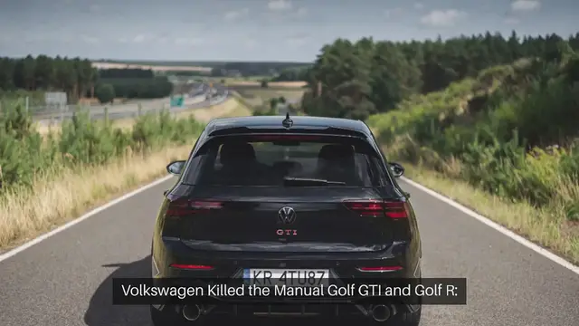 Video thumbnail for Volkswagen Killed the Manual Golf GTI and Golf R: Here's Why