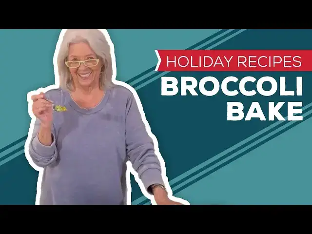 Video thumbnail for Holiday Cooking & Baking Recipes: Broccoli Bake Recipe