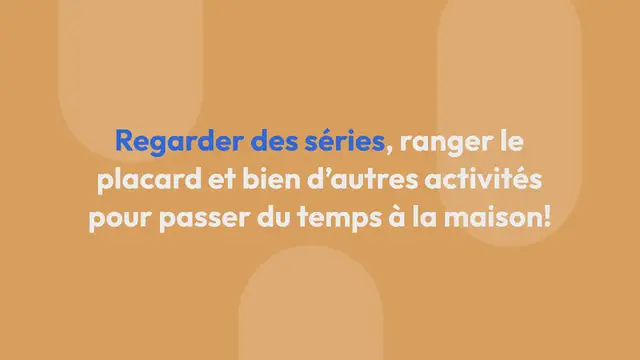 Video thumbnail for Que faire à la maison pendant la période de confinement ?